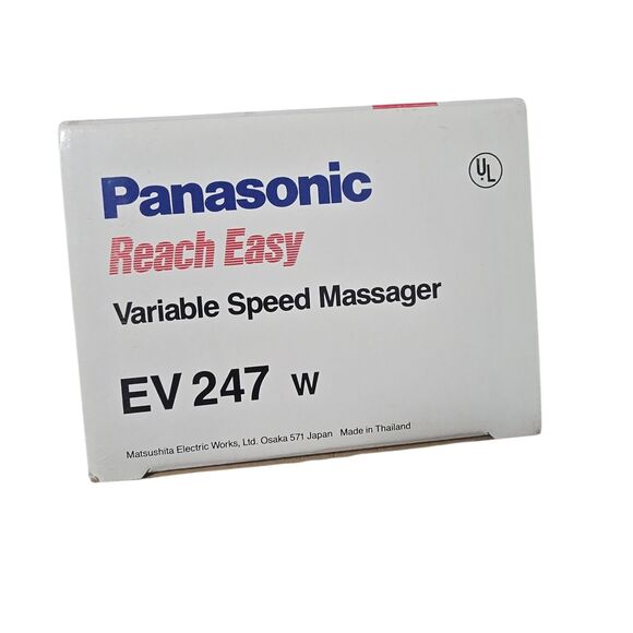 Panasonic Reach Easy EV247 Panabrator Massager Extendible W/ Heat Variable Speed - Picture 11 of 13